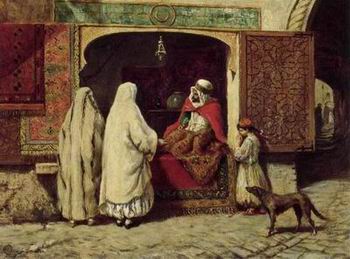 Arab or Arabic people and life. Orientalism oil paintings 138